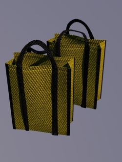 手提袋 收纳盒 纸箱 (8)c4d模型免费下载