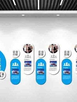 企业文化墙Ai格式免费下载