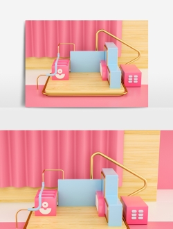 商场景模型C4D工程文件36