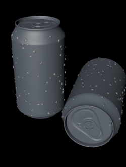 易拉罐 饮料模型c4d模型免费下载