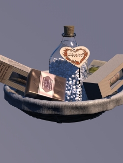 手提袋 收纳盒 纸箱 (5)c4d模型免费下载