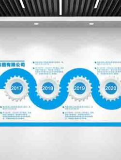 企业文化墙Ai格式免费下载