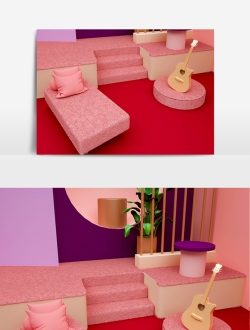 电商场景模型C4D工程文件21