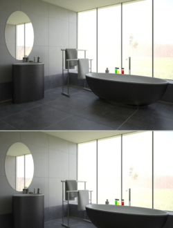 卫浴 浴池-vray渲染