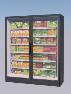 商品高柜c4d模型免费下载