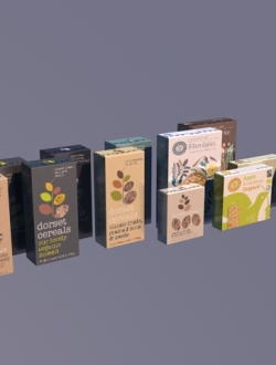 手提袋 收纳盒 纸箱  (1)c4d模型免费下载